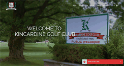 Desktop Screenshot of kincardinegolfclub.com